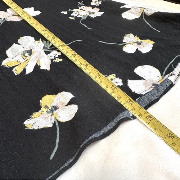 FREE PEOPLE Black All Yours Floral A-Line Mini Dress - Size:8 - Picture 12 of 12